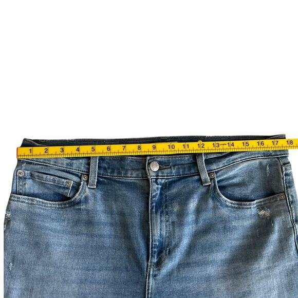 Pistola Women’s Distressed Jeans Light Medium Wash Size 32 - Picture 9 of 11